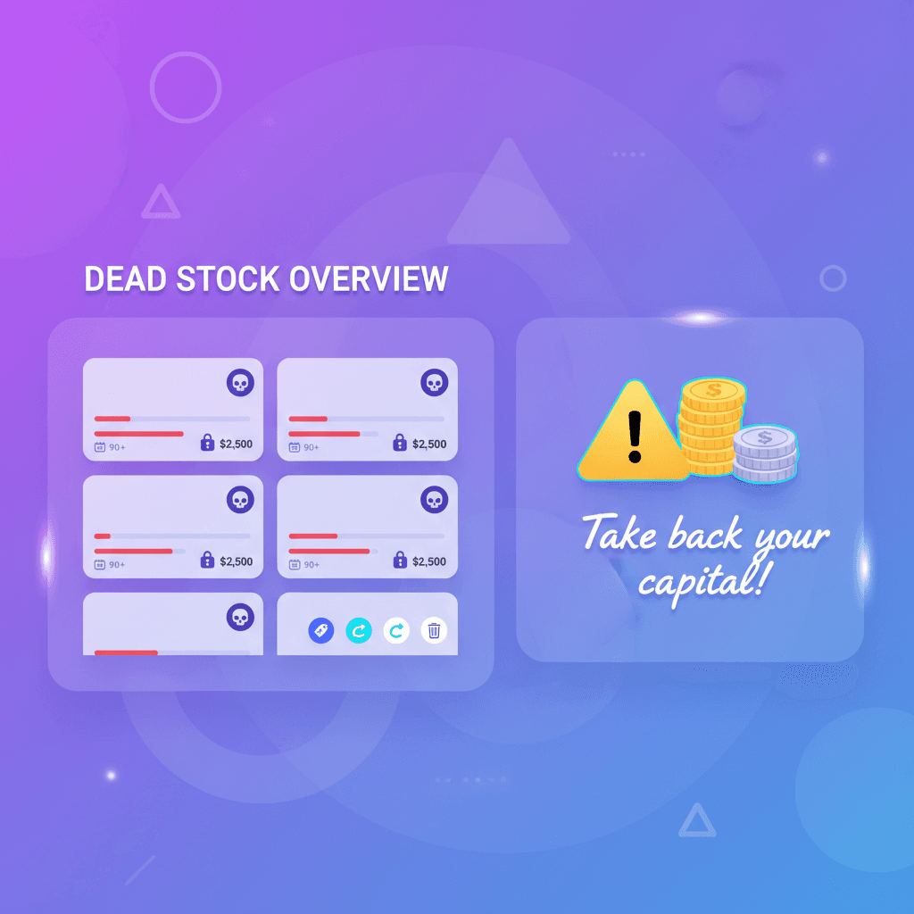Dead stock kill list with capital tied up