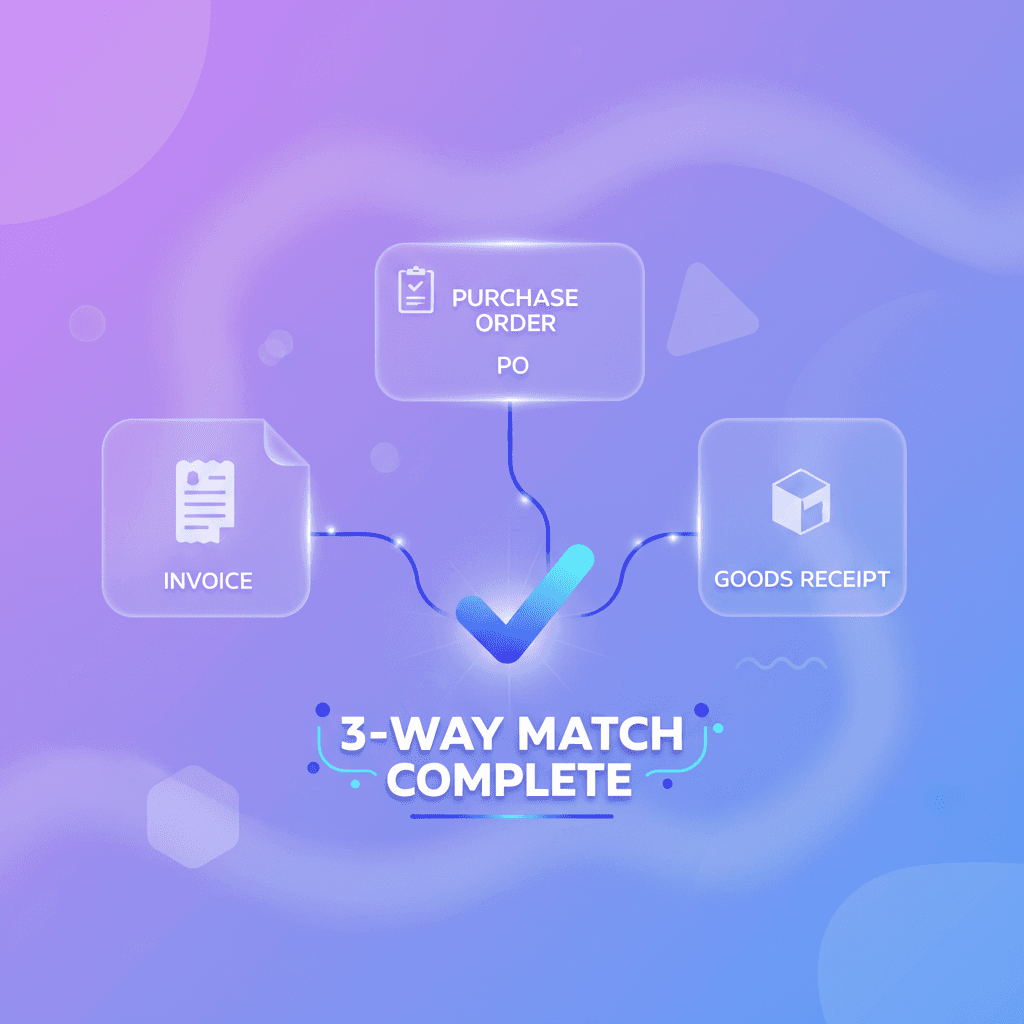 Three-way match verification