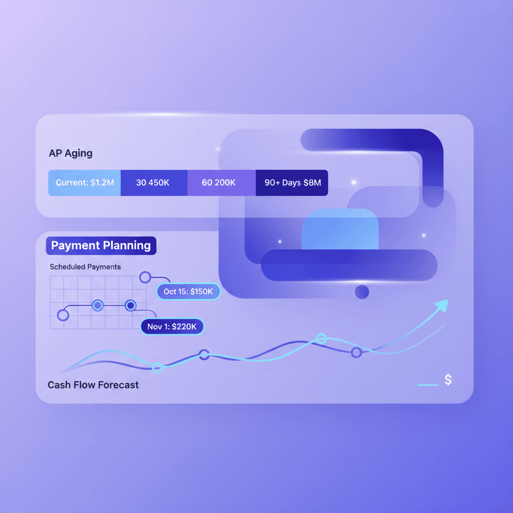 AP aging and payment planning