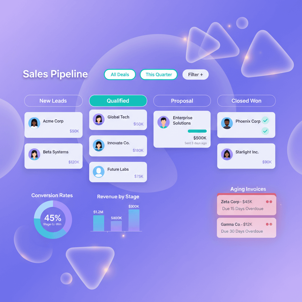 Sales pipeline tracking