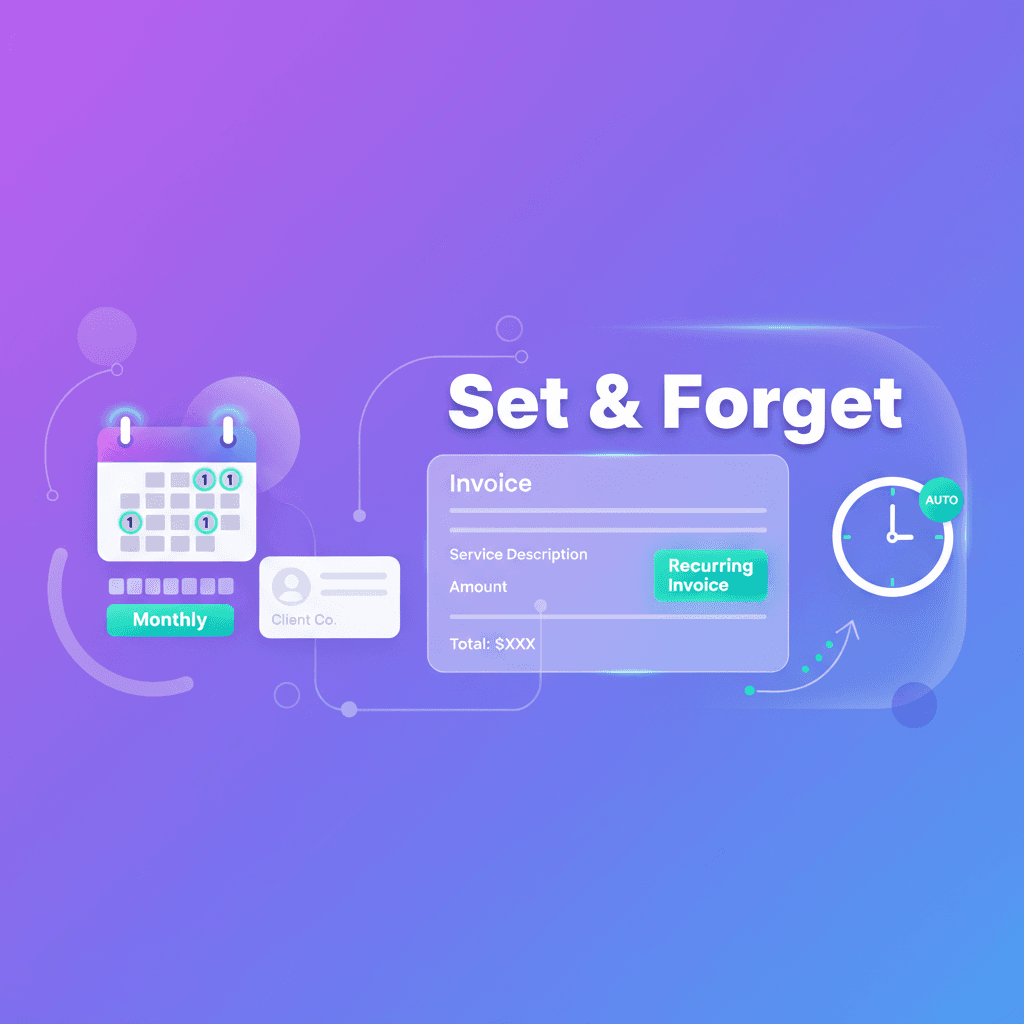 Recurring invoice schedule setup
