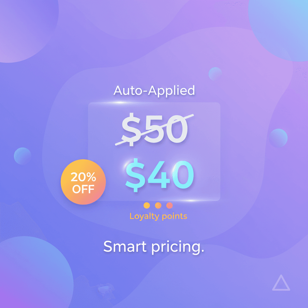 Automatic discount application