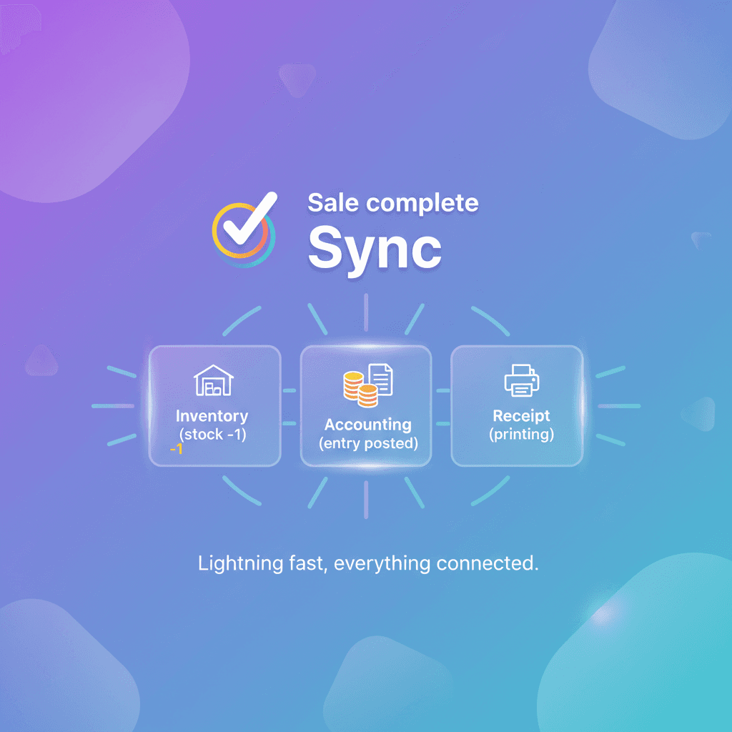 3-second sync across all systems